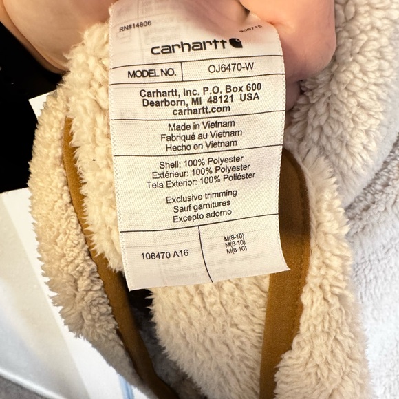 Carhartt Tan and Cream Fleece Pullover - Picture 5 of 5